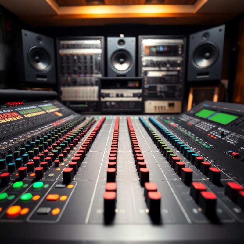 Mixing console